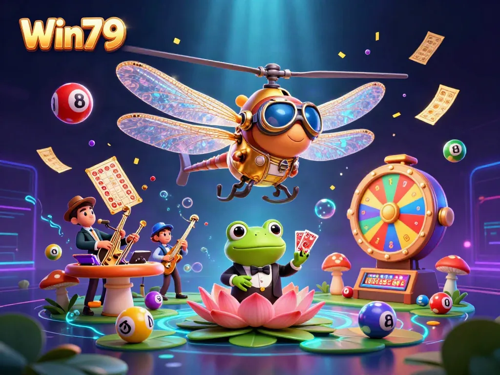 Experience engaging gameplay at the Win79 casino with colorful elements and lively characters.