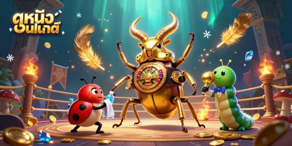 Engage in exciting ดูหนังออนไลน์ experiences with vibrant characters at a dynamic casino setting.